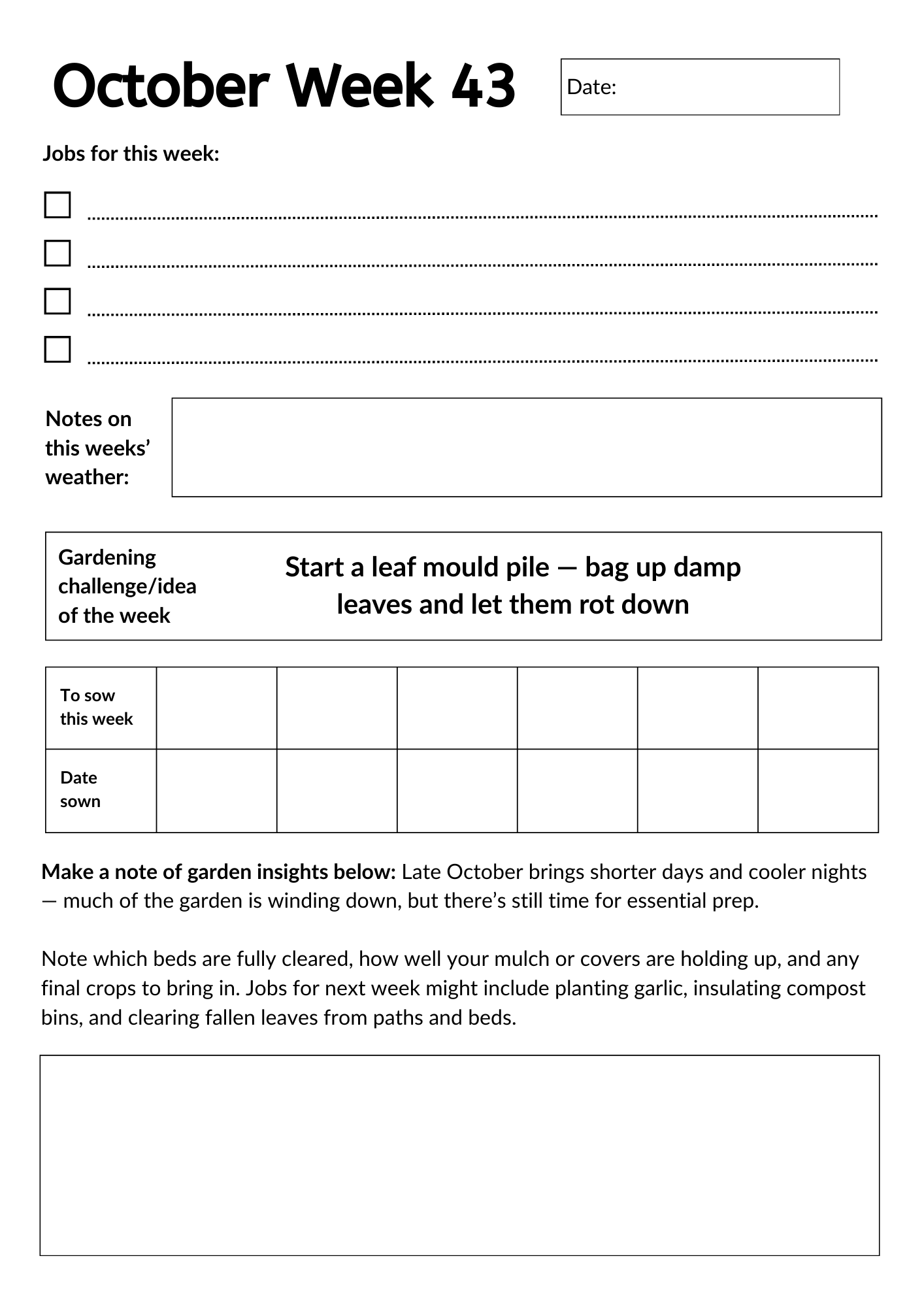 Digital PDF Growing Planner - Plan, Grow, and Harvest Your Best Garden Yet—Even If You’re a Total Beginner.