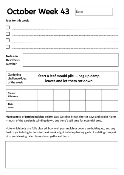 Digital PDF Growing Planner - Plan, Grow, and Harvest Your Best Garden Yet—Even If You’re a Total Beginner.