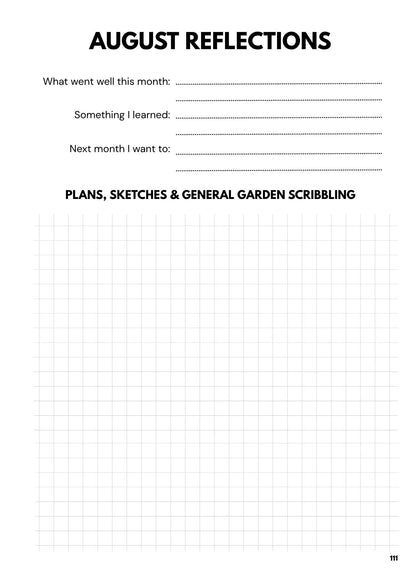 UK Specific Digital Growing Planner 2027 - Plan your garden or allotment for 2027